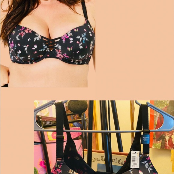 Torrid Butterfly Bra 42DDD - Picture 3 of 5